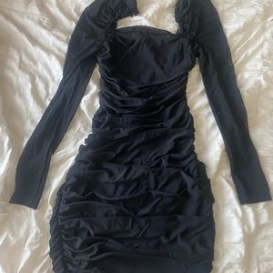 Simple Bodycon Black Dress